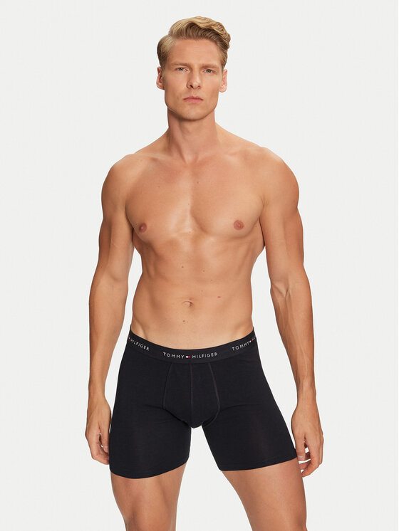 Tommy Hilfiger Tommy Hilfiger Sada 3 kusů boxerek UM0UM02765 Černá