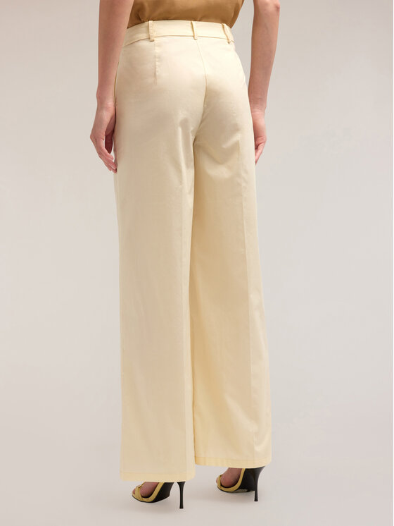 Motivi Motivi Pantaloni di tessuto P296Q103971N021 Bianco Over Fit