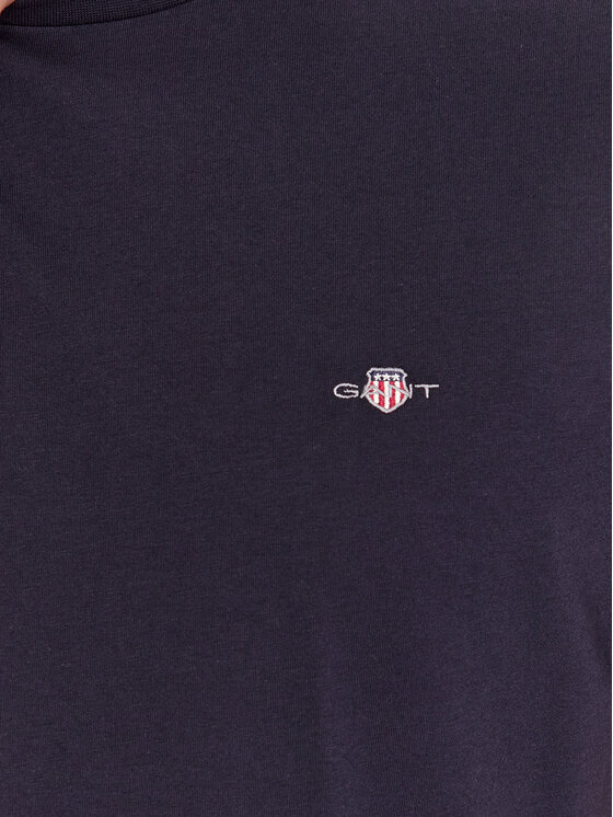 Gant Gant T-Shirt Shield 2003184 Granatowy Regular Fit