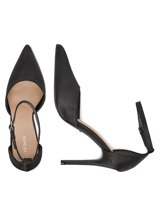 DeeZee DeeZee Pantofi cu toc subțire AL9631-6 Negru