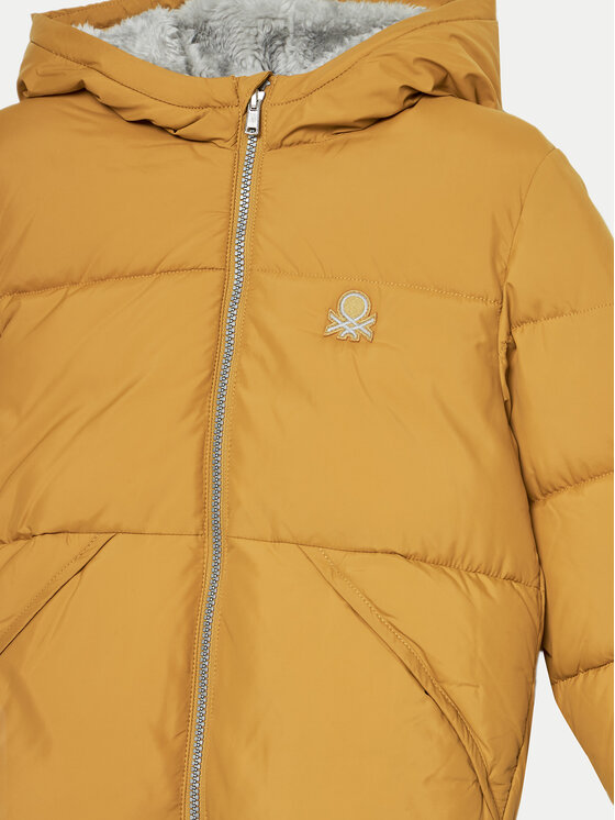 United Colors Of Benetton United Colors Of Benetton Zimné bundy 2WU0GN035 Žltá Regular Fit