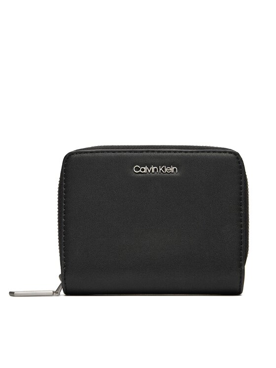 Calvin Klein Calvin Klein Μικρό Πορτοφόλι Γυναικείο Ck Must Z/A Wallet W/Flap Md K60K607432 Μαύρο