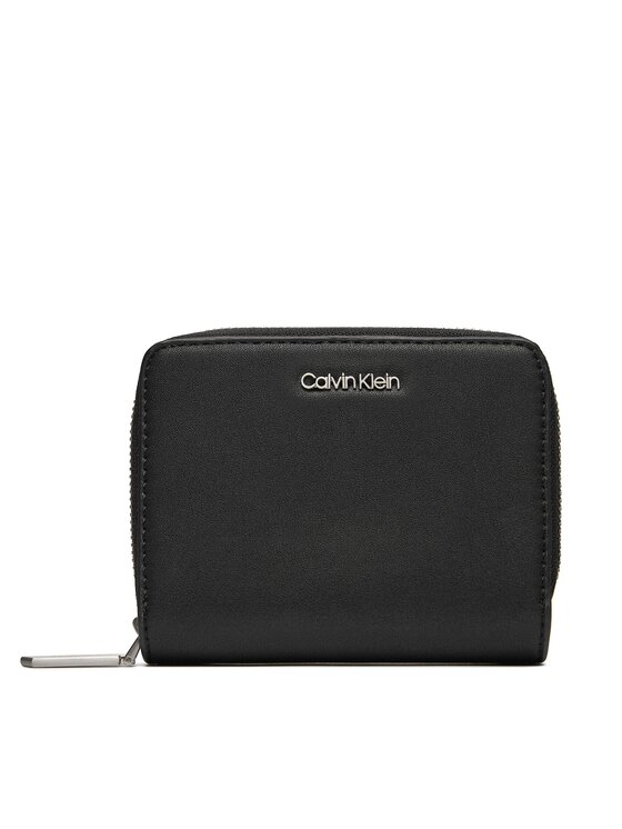 Portofel Mic de Damă Calvin Klein Ck Must Z/A Wallet W/Flap Md K60K607432 Negru