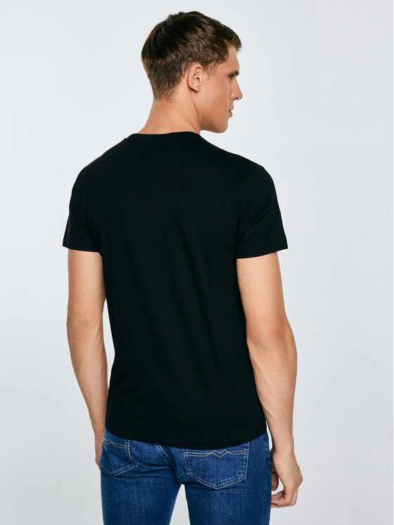 BIG STAR BIG STAR T-Shirt TATISAR Czarny Basic Fit