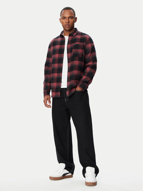Quiksilver Quiksilver Camicia Motherfly Plaid EQYWT04712 Bordeaux Regular Fit