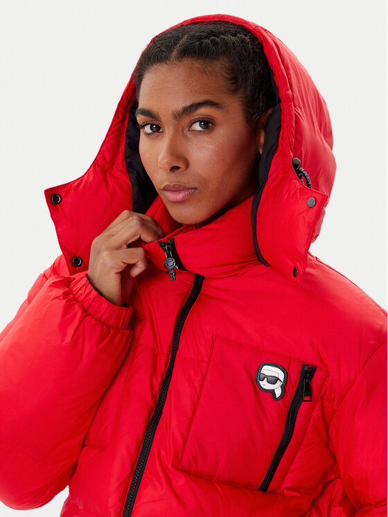 KARL LAGERFELD KARL LAGERFELD Winterjacke A3W15020 Rot Regular Fit