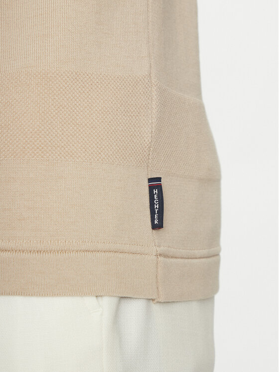 Hechter Paris Hechter Paris Polo 65009 151808 Beżowy Regular Fit