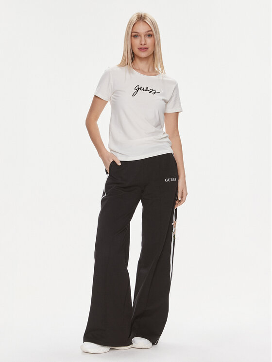 Guess Guess T-särk Carrie O4RM09 KBBU1 Valge Regular Fit