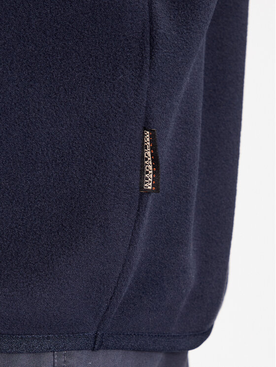 Napapijri Napapijri Fleecejacke NP0A4HDV Dunkelblau Regular Fit