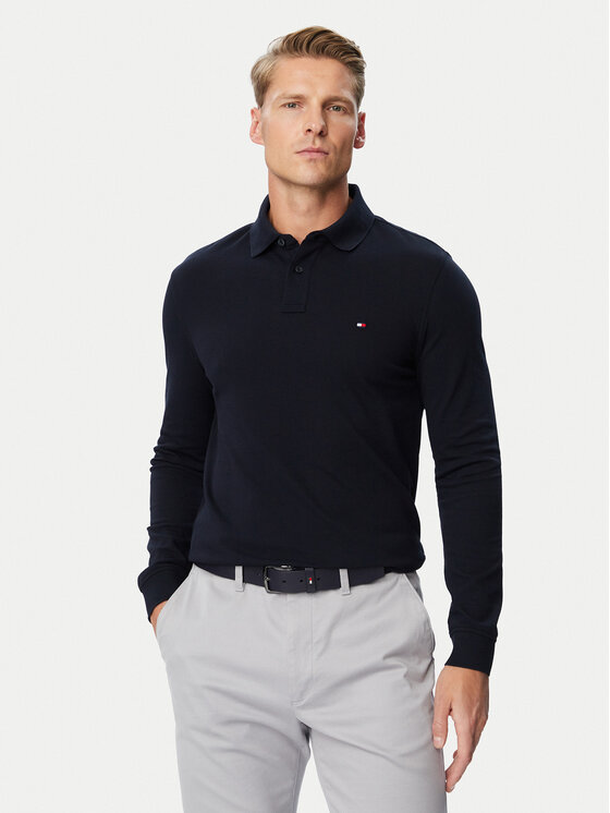 Tommy Hilfiger Poloshirt 1985 MW0MW20183 Dunkelblau Regular Fit