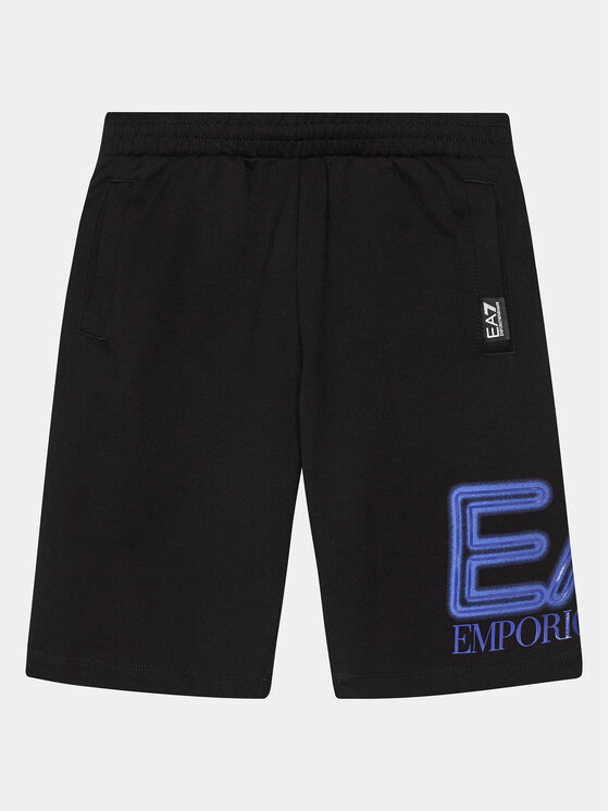 EA7 Emporio Armani Pantaloni scurți pentru înot 3DBS57 BJ05Z 1200 Negru Regular Fit