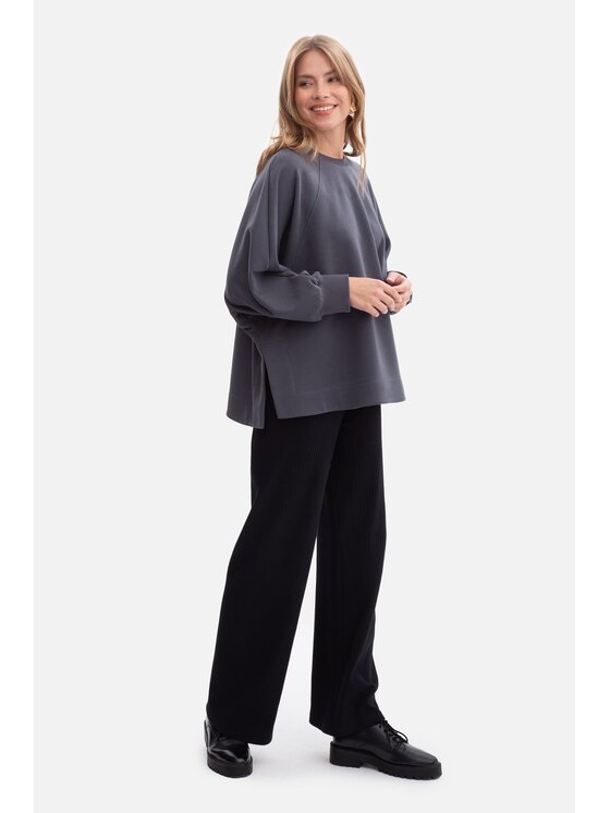 BeWear BeWear Bluza b306 Szary Baggy Fit