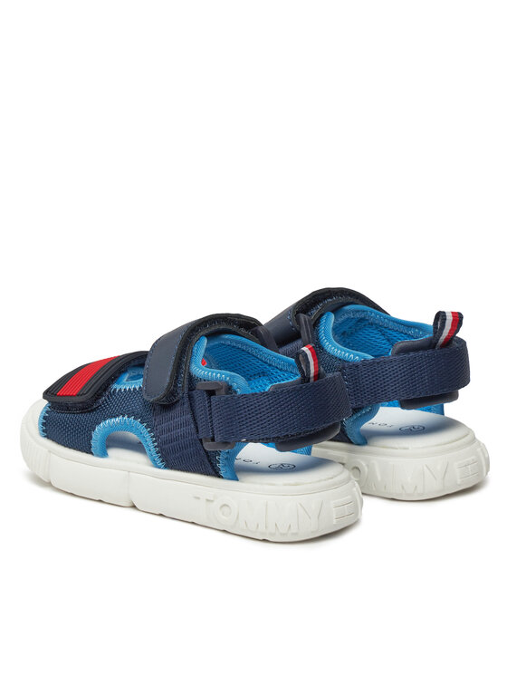 Tommy Hilfiger Tommy Hilfiger Sandały Velcro T1B2-33420-1591 S Granatowy