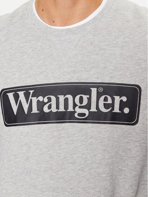 Wrangler Wrangler Bluza Seasonal 112341197 Szary Regular Fit