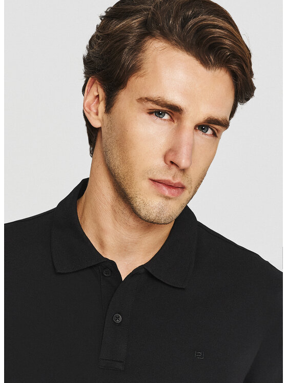 Pako Lorente Pako Lorente Polo P26SN-TX-004 Czarny Classic Fit