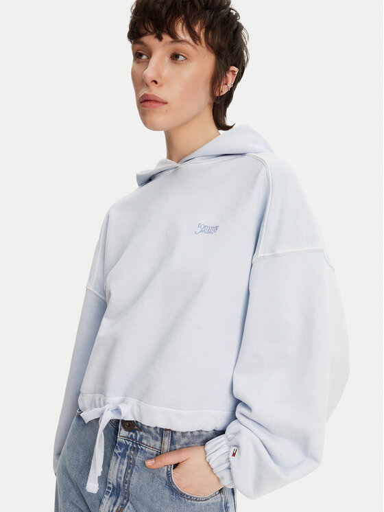 Tommy Jeans Tommy Jeans Pulóver DW0DW20314 Kék Relaxed Fit