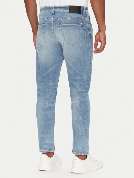 BOSS BOSS Jeans hlače Onyx 50537817 Modra Tapered Fit