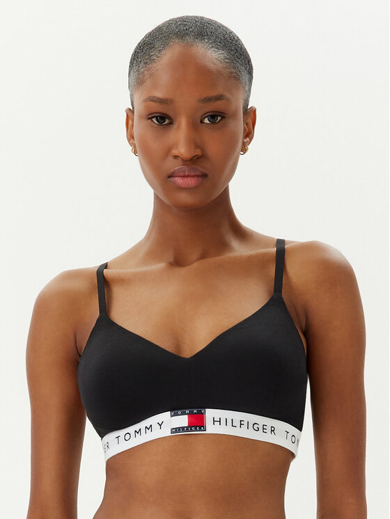 Tommy Hilfiger Tommy Hilfiger Sutien Bralette UW0UW05715 Negru