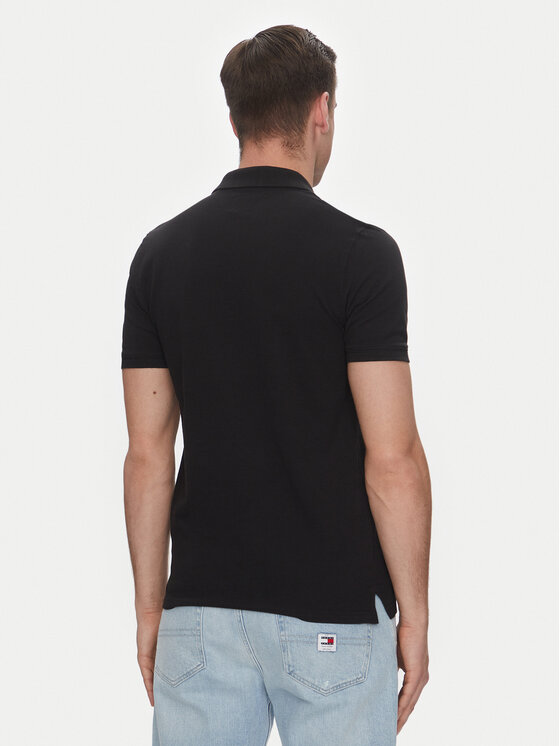 SCHOTT N.Y.C. SCHOTT N.Y.C. Тениска с яка и копчета PSCASUAL Черен Regular Fit