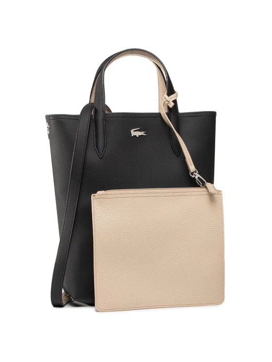 Lacoste Handtasche Vertical Shopping Bag NF2991AA Schwarz