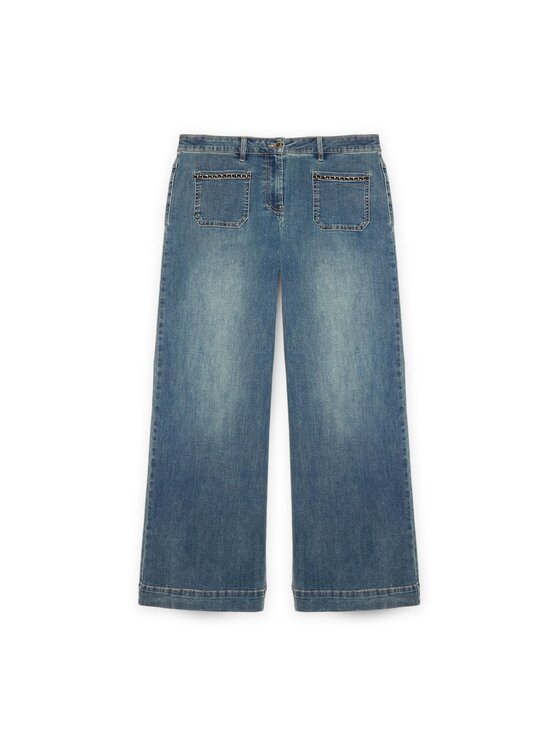 Fiorella Rubino Fiorella Rubino Jeansy P427T005037N024 Niebieski Flare Fit