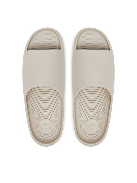 Jack & Jones Jack & Jones Klapki Jfwripple Moulded Slider 12274637 Beżowy