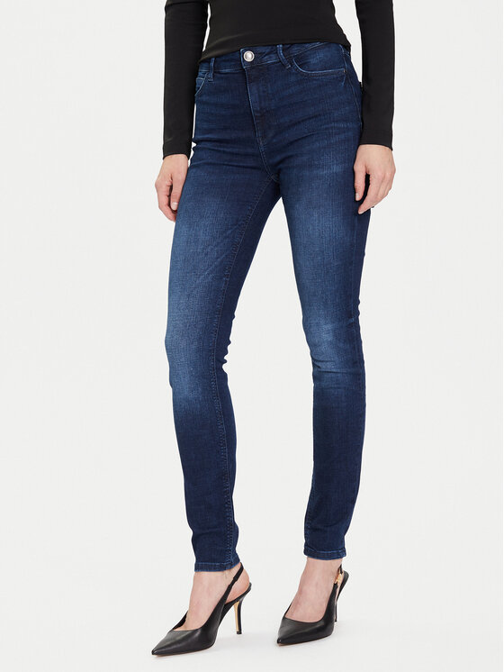 Guess Guess Džinsai W5BA46 D0791 Mėlyna Skinny Fit