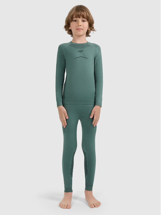 4F 4F Komplet bielizny termoaktywnej SKI UNDERWEAR Khaki