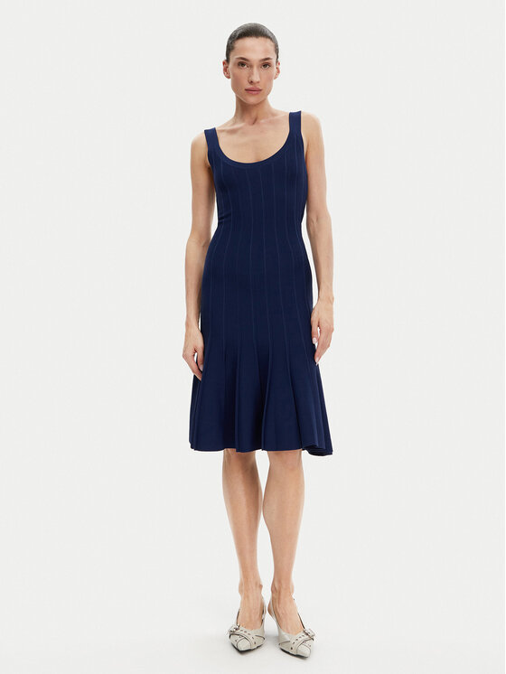 Silvian Heach Silvian Heach Rochie tricotată GPP25016VE Bleumarin Regular Fit