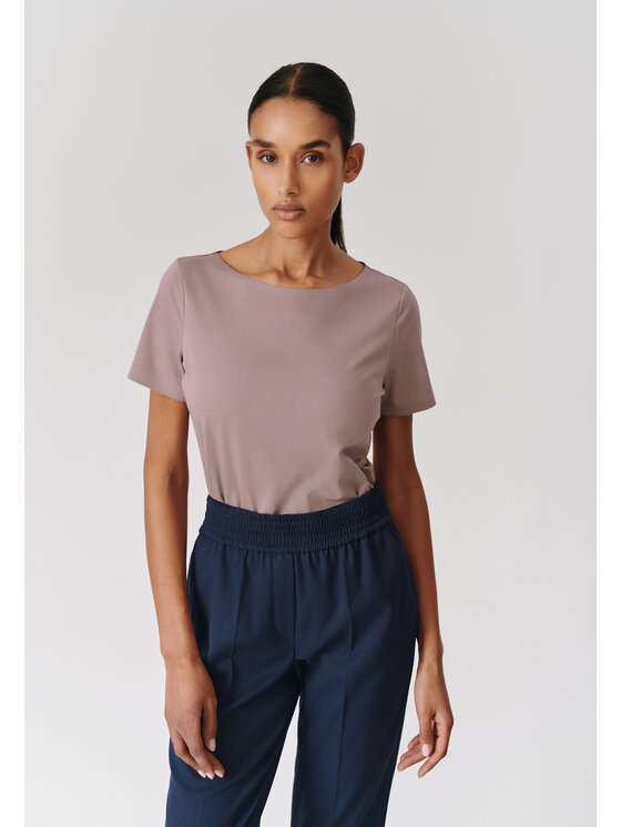 TATUUM TATUUM Bluzka MIKAJA Brązowy Classic Fit