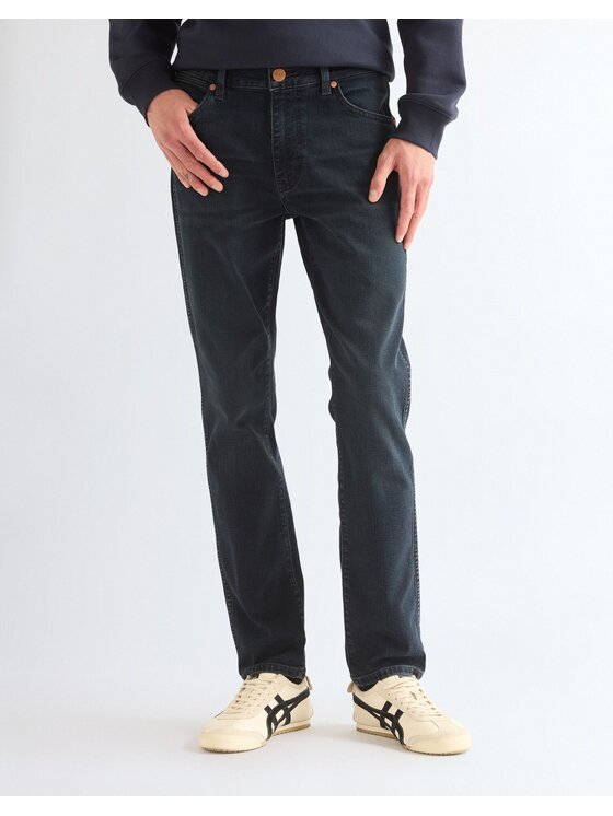 Wrangler Wrangler Jeansy LARSTON Niebieski Slim Fit