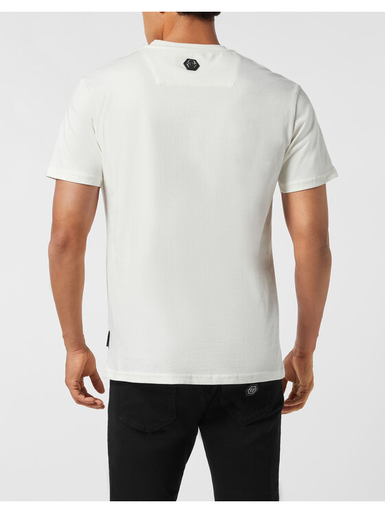 PHILIPP PLEIN PHILIPP PLEIN T-shirt 26147 Bianco Regular Fit