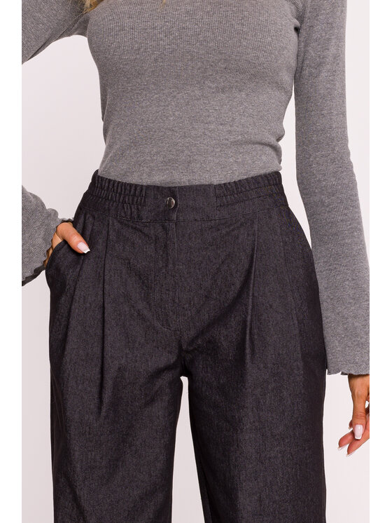Made of Emotion Made of Emotion Spodnie damskie M799 Szary Active Fit
