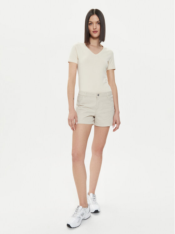 JDY JDY Džínové šortky Avery 15322145 Béžová Regular Fit