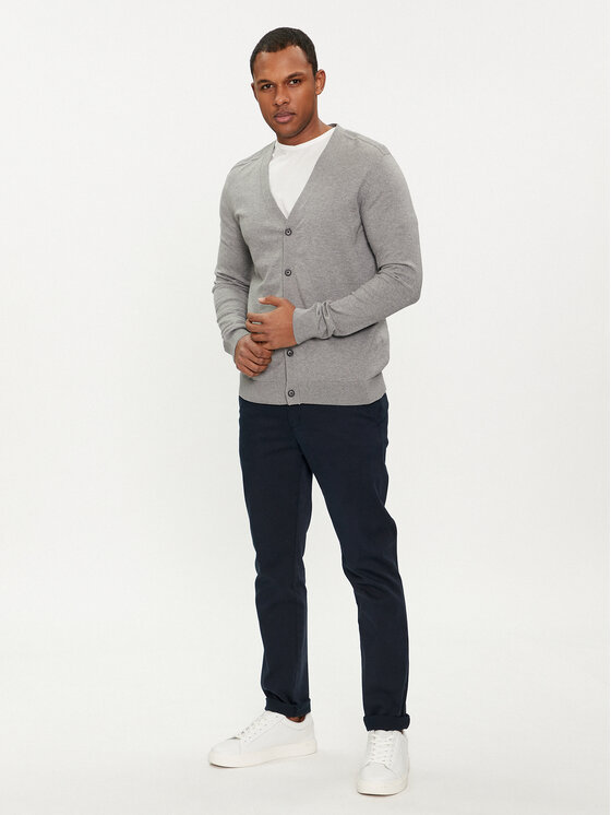 Selected Homme Selected Homme Kardigan Berg 16090146 Szary Regular Fit