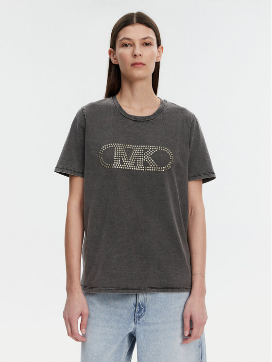 MICHAEL Michael Kors T-Shirt MS551SC36A Γκρι Regular Fit