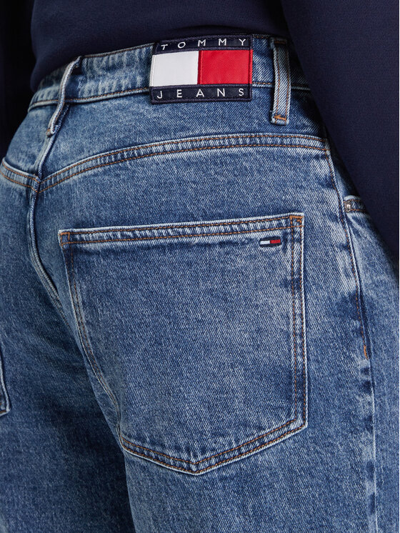 Tommy Jeans Tommy Jeans Jeans hlače Mia DW0DW20491 Modra Relaxed Fit