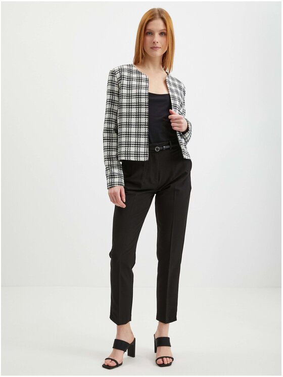 Orsay Orsay Marynarka 491034-001000__34 Biały Regular Fit