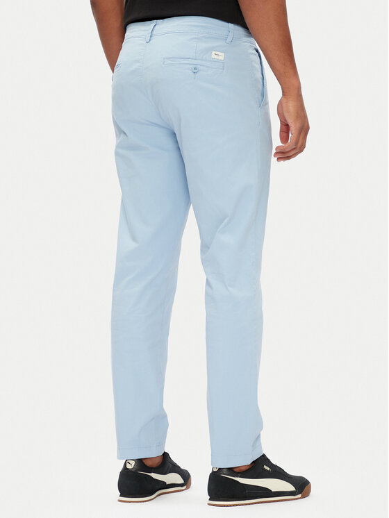 Pepe Jeans Pepe Jeans Chino kalhoty PM211873 Světle modrá Slim Fit