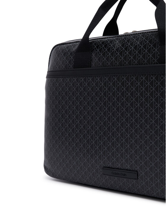 Calvin Klein Calvin Klein Geantă pentru laptop Emblem Aop Coated Commuter/Lapto LV04D3625G Negru