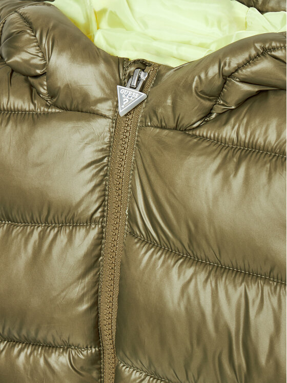 Guess Guess Kurtka puchowa N4BL01 WEGY0 Zielony Relaxed Fit