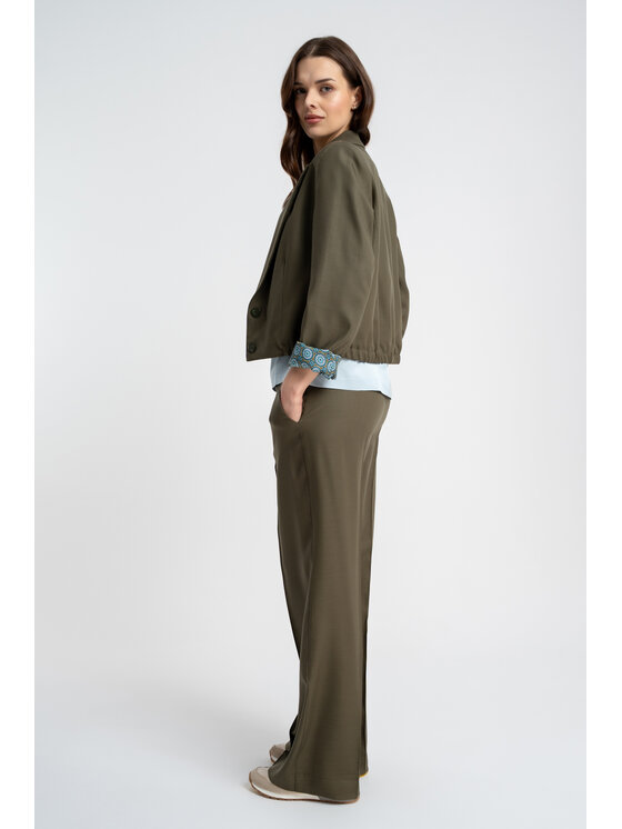 CLICK CLICK Σακάκι 70-901 Χακί Loose Fit