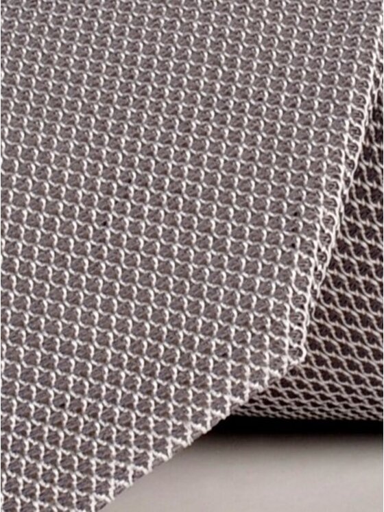 ELSNER ELSNER Cravatta JEDWAB GRENADYNA GARZA FINA A1947 Argento