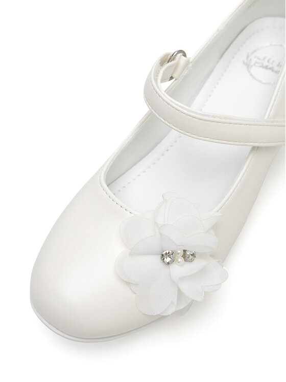 Nelli Blu Nelli Blu Ballerinas CM230522-4A Weiß
