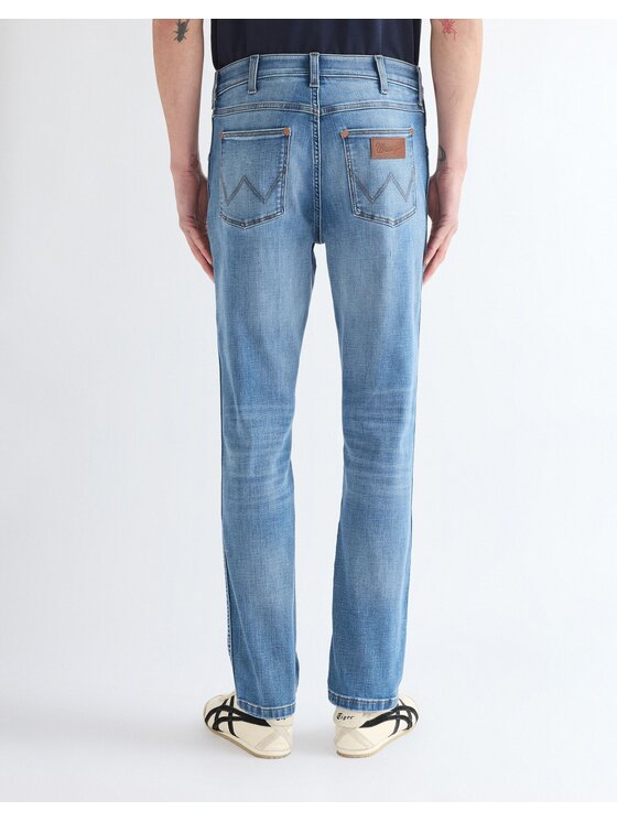 Wrangler Wrangler Jeansy LARSTON Niebieski Slim Fit