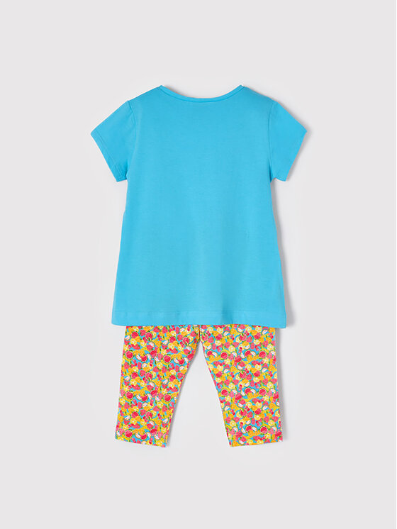 Completo T-shirt e leggings 3766 Multicolore