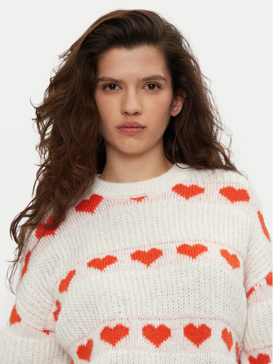 Pieces Pieces Maglione Nove 17152014 Écru Regular Fit