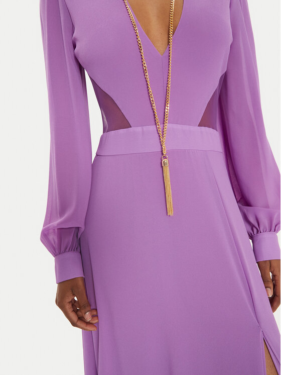 Fracomina Fracomina Abendkleid FQ24WD3013W41201 Violett Regular Fit