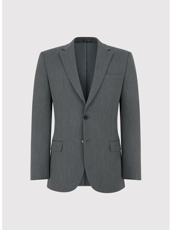 Pako Lorente Pako Lorente Marynarka P25WF-3G-011 Szary Slim Fit
