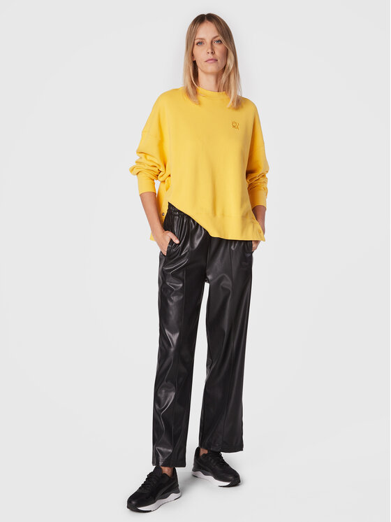 Puma Felpa Infuse 535647 Giallo Oversize Modivo